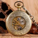 Garde-temps classique en style ancien avec design squelette