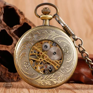 Garde-temps classique en style ancien avec design squelette