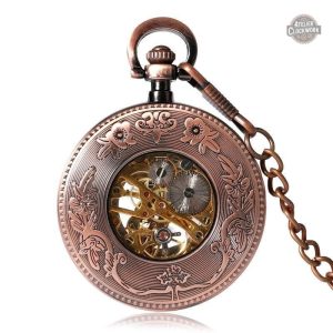 Design classique de montre à gousset Phileas Fogg