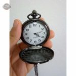Montre à gousset en obsidienne - style raffiné