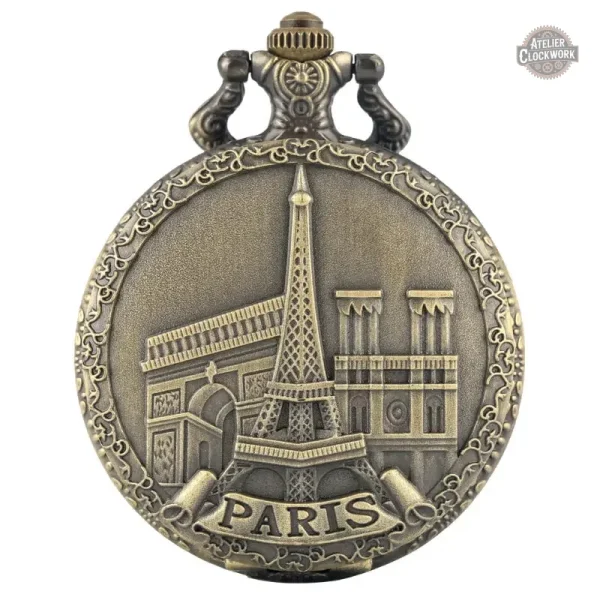 Montre à Gousset Paris, touche rétro chic