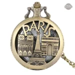 Élégante montre à gousset, esprit Steampunk parisien