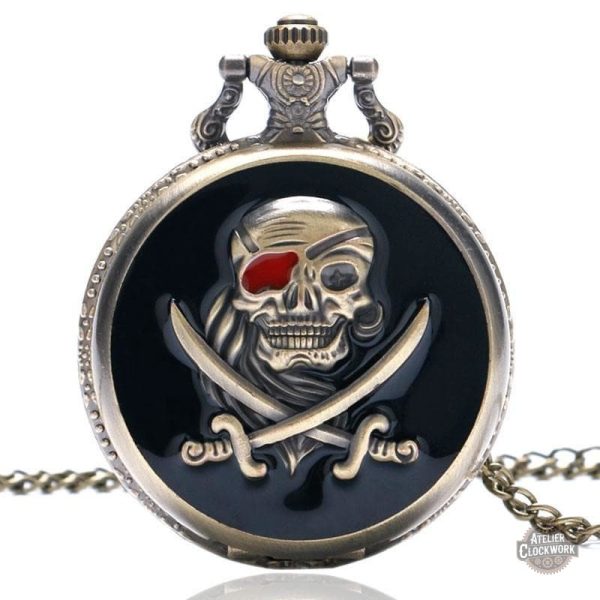 montre-a-gousset-pirate-steampunk-store-1 Montre à gousset Tortuga pour passionnés de pirates