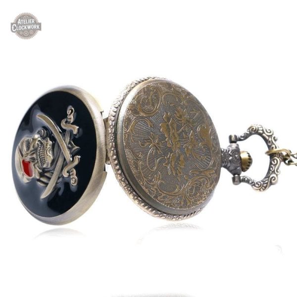 Montre à gousset avec style maritime Tortuga