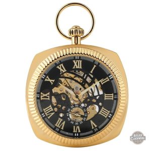 Montre Gousset Plaqué Or - Carré Français