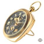 Montre à gousset élégante en plaqué or