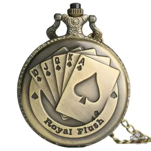 montre-a-gousset-poker-1 Montre A Gousset Poker Royal Flush
