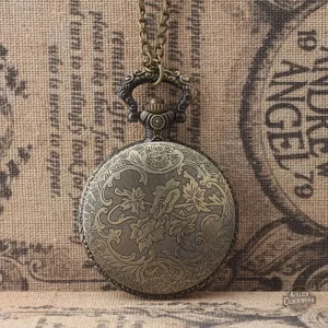 Montre A Gousset élégante inspirée du poker