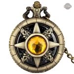 Montre à gousset steampunk en bronze