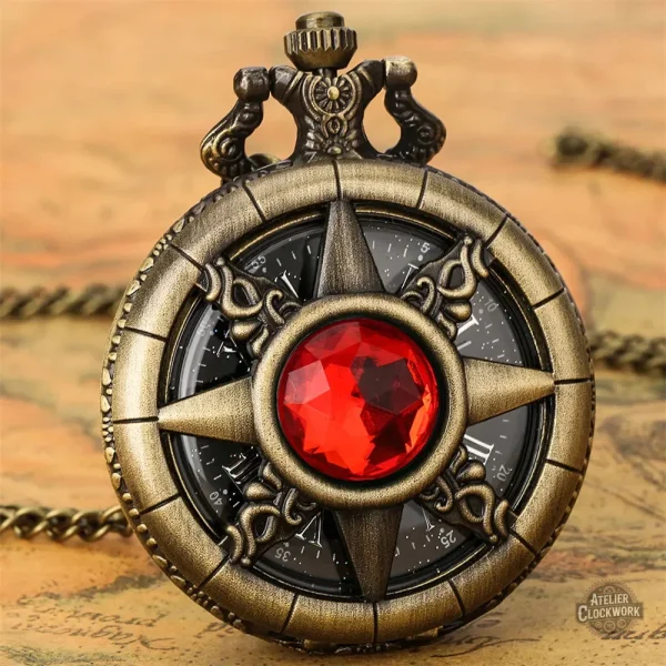 Gousset steampunk avec finition bronze