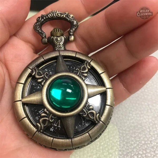 Montre à gousset steampunk en bronze - vue 4