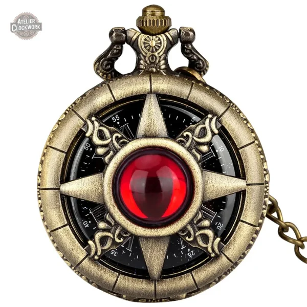 Montre à gousset steampunk en bronze - vue 5