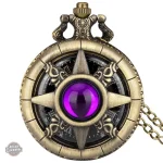 Montre à gousset steampunk en bronze - vue 14