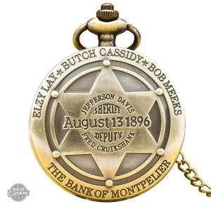 Montre Western de Gousset avec insigne de shérif
