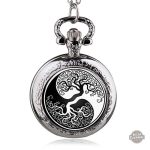 Montre Arbre de Vie a Gousset - Yggdrasil élégante