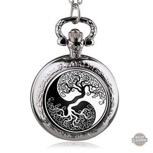 Montre Arbre de Vie a Gousset - Yggdrasil élégante