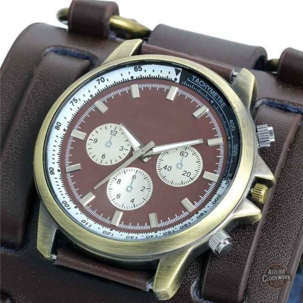 montre-aviateur-homme-steampunk-store-1 Montre Aviateur Homme - Lindbergh