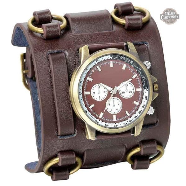 Montre vintage au style steampunk unique