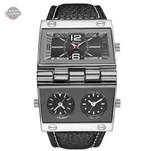 Montre Bracelet Cuir Homme - DieselPunk