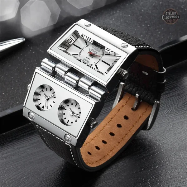 Montre homme DieselPunk avec design steampunk unique