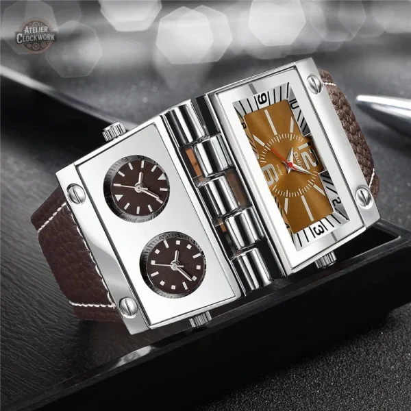 Montre steampunk DieselPunk, l'élégance du dandy