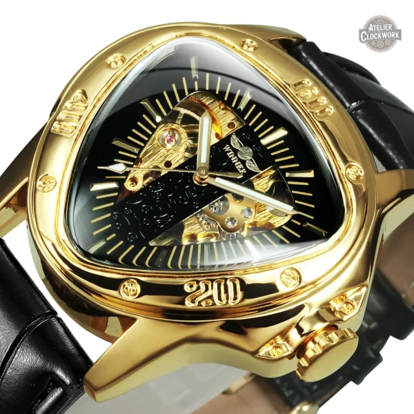 montre-bracelet-pyramide-steampunk-1 Montre Pyramide Steampunk pour homme