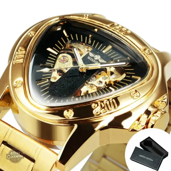 Design unique de montre triangulaire