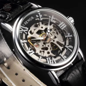 Montre Skeleton pour homme, style audacieux