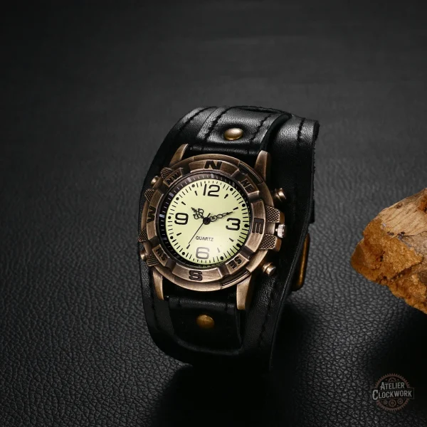 Design unique de montre femme, fusion entre passé et futur