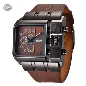 Montre Cadran Carré - Style Steampunk