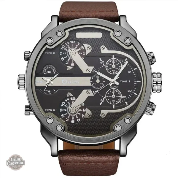 Montre de style dandy avec inspiration steampunk