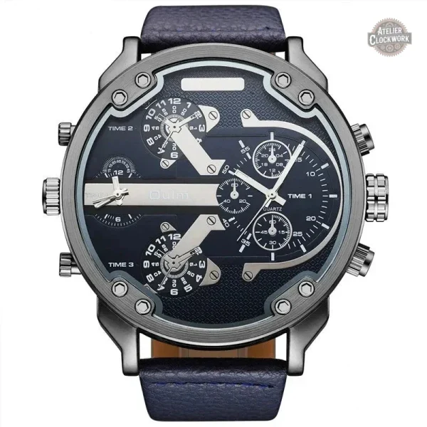 Montre Steampunk avec esthétique vintage pour homme