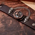 Montre bracelet Skull au style audacieux
