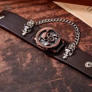 Montre bracelet Skull au style audacieux