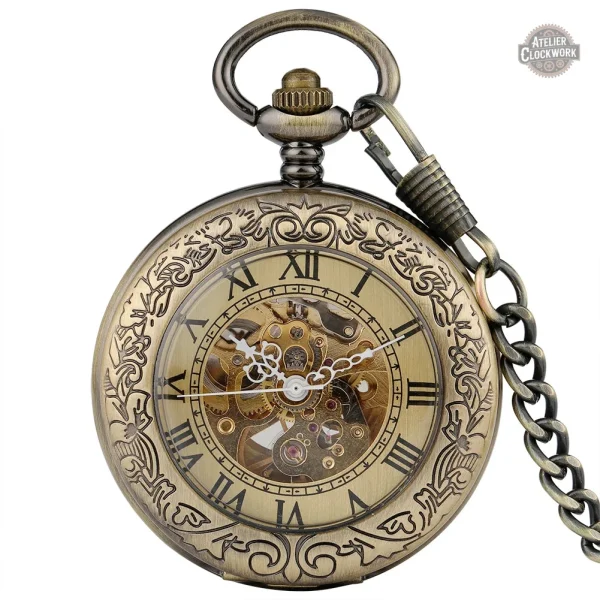 Montre de poche avec mécanisme automatique