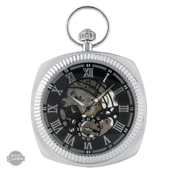 montre-de-poche-carre-1 Montre de Poche Carrée en style classique