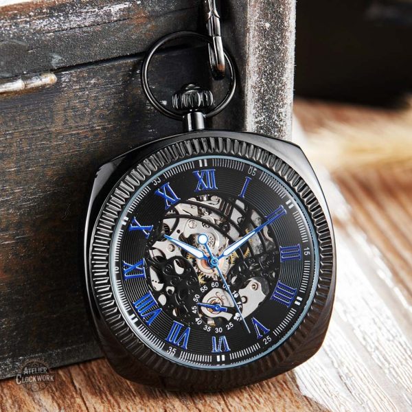 Montre de Poche Carrée pour homme et femme