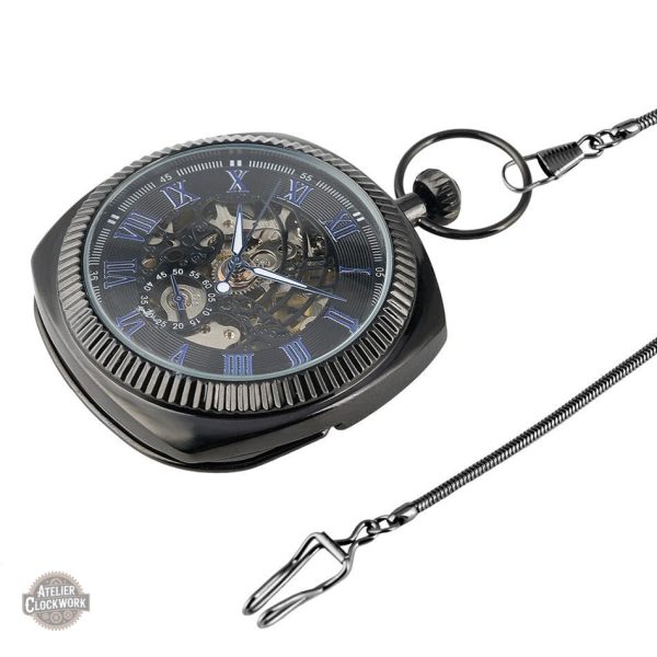 Montre de Poche classique avec cadran carré
