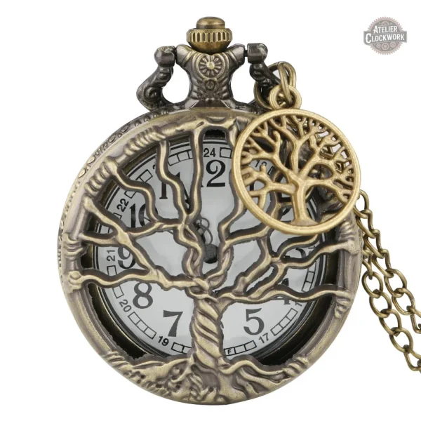 montre-de-poche-en-bronze-arbre-de-vie-1 Montre de poche en bronze Arbre de Vie ajourée