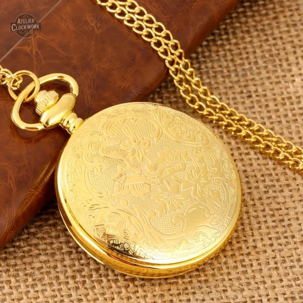 Montre de poche creuse abeille, style élégant