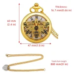 Montre à gousset avec abeille, design raffiné