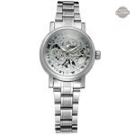 Montre steampunk pour femme au design squelettique