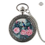Montre Oiseau Impérial à Gousset élégante et raffinée