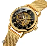 Montre au design squelettique pour femme
