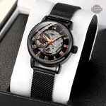 Montre Femme avec mécanisme apparent