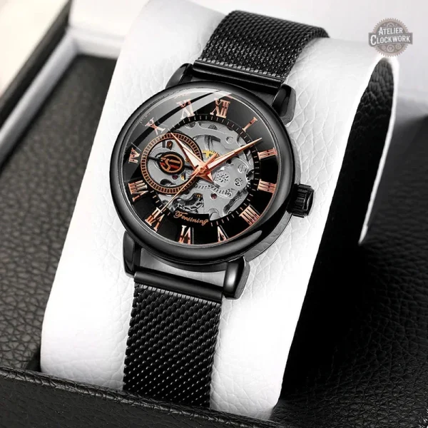 Montre Femme avec mécanisme apparent