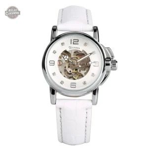 Montre Squelette Sexy Lady au design steampunk élégant