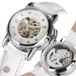 Montre steampunk femme, style squelette unique