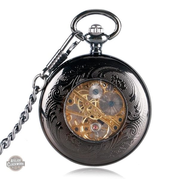 Garde-temps vintage : montre à gousset gothique