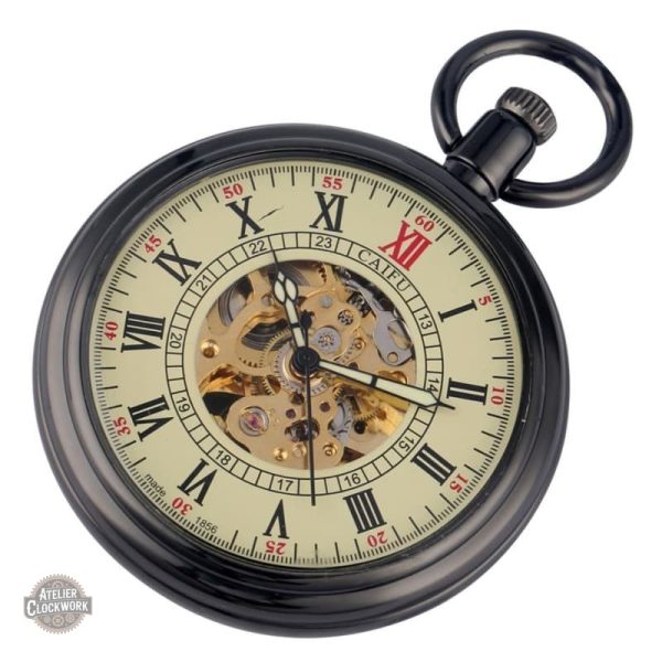 Montre à gousset, design traditionnel inspiré de Manchester